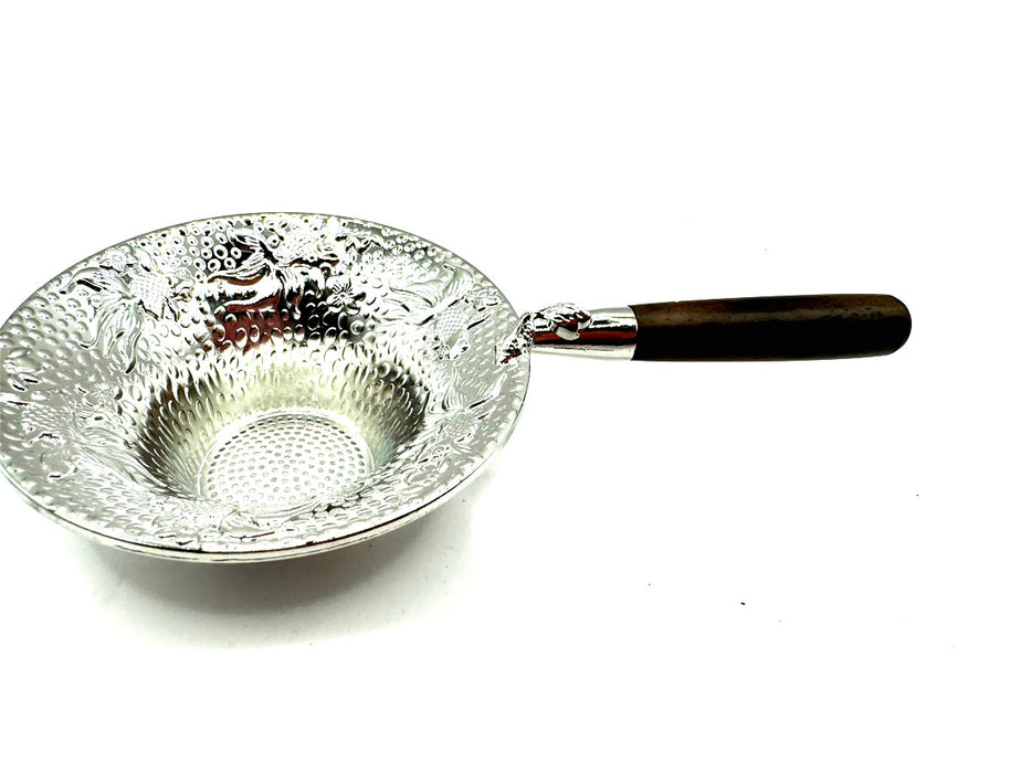 Engraved Stainless Steel Tea Strainer